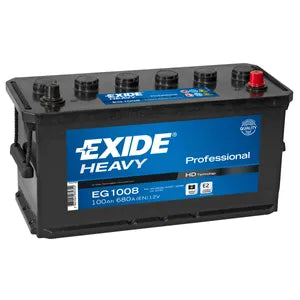 EXIDE W221SE HEAVY DUTY COMMERCIAL PROFESSIONAL BATTERY 12V 100AH EG1008