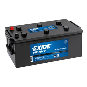 W627SE EG1403 EXIDE HEAVY DUTY COMMERCIAL PROFESSIONAL BATTERY 12V 140AH EG1403