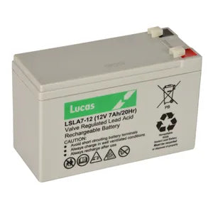 7AH 12V LUCAS VRLA BATTERY LSLA7-12