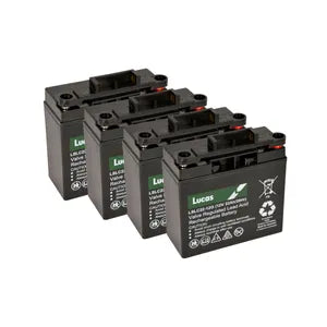 4 X LUCAS 22AH BATTERY LSLC22-12