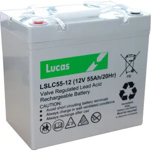 LSLC55-12 LUCAS BATTERY 55AH