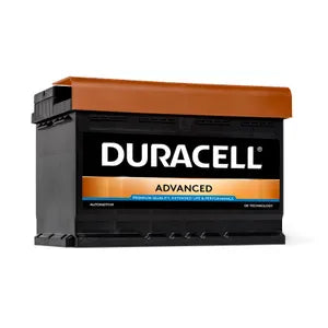 DA72 DURACELL ADVANCED CAR BATTERY 12V 72AH (100/096 - DA 72)