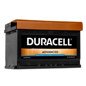 DA74 DURACELL ADVANCED CAR BATTERY 12V 74AH (096 - DA 74)