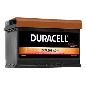 DE70 DURACELL EXTREME AGM CAR BATTERY 12V 70AH