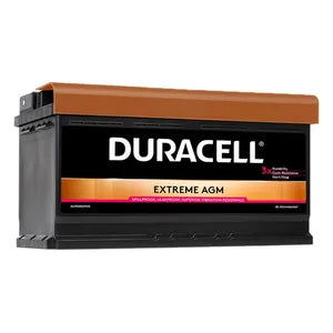 DE92 DURACELL EXTREME AGM CAR BATTERY 12V 92AH