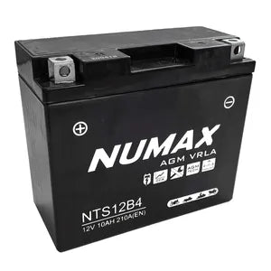 NTS12B4 NUMAX MOTORBIKE BATTERY YT12B-4